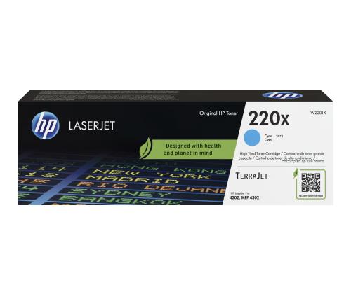 HP 220X Cyan Original LaserJet Toner