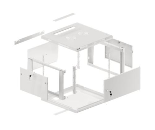 LANBERG Wall mount 19in 12U 600x450 grey