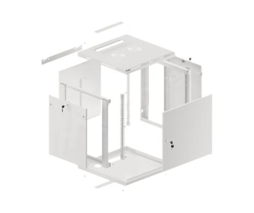 LANBERG Wall mount 19in 12U 600x600 grey