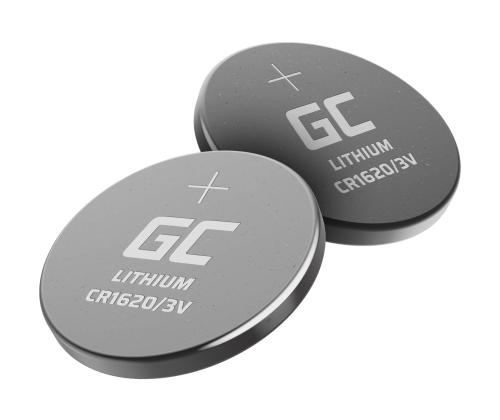 GREENCELL 5x Battery Lithium CR1620 3V