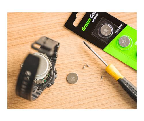 GREENCELL 5x Battery Lithium CR1620 3V