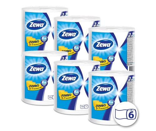 Majapidamispaber, 2-kihiline ZEWA Klassik Jumbo, 1rl