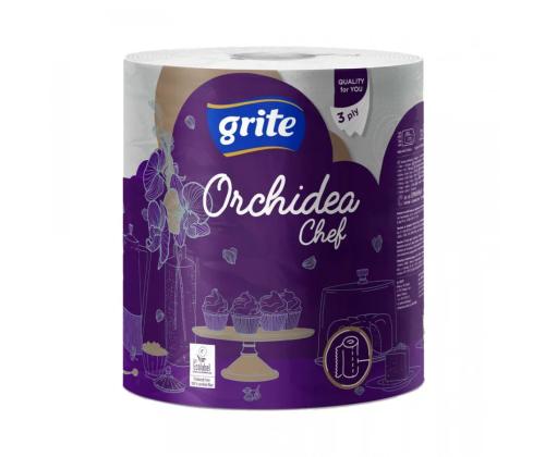 Majapidamispaber 3-kihiline GRITE Orchidea Gold 1 rl, 230 lehte