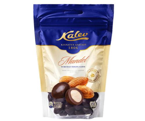 Mandel tumedas šokolaadis, KALEV, 140 g