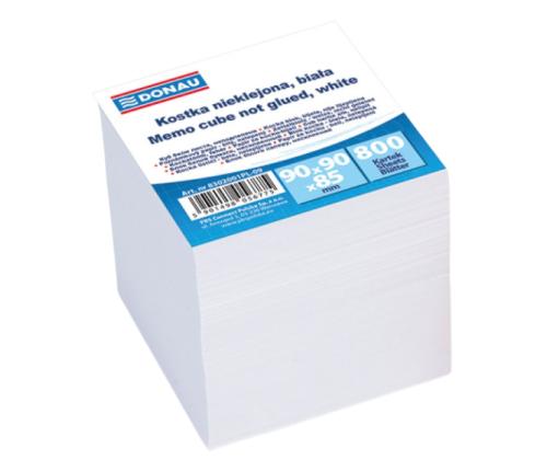 Märkmekuup 9x9 800l valged liimita lehed Donau