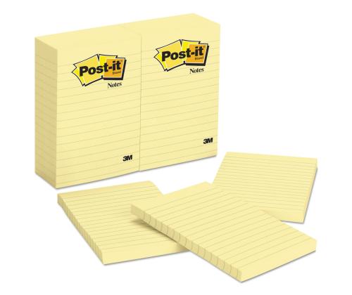 Märkmepaber 102x152mm POST-IT T660 jooneline 100 lehte
