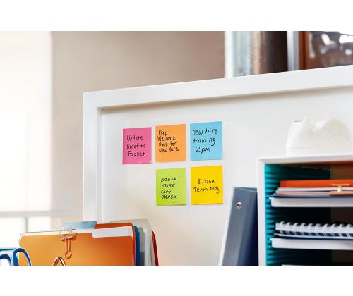 Märkmepaber 76x76mm POST-IT 654SS Carnival 12x90 lehte