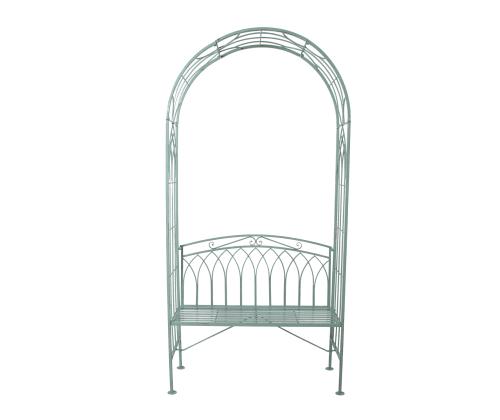 Pink MINT kaarega, antiikroheline, 103x48xH211cm, sepistatud metall