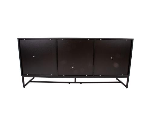 Kummut AMSTERDAM 160x40xH75cm, tamm/must