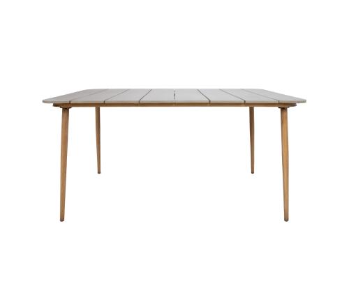 Laud NORWAY 147x90xH73cm, beež, alumiinium