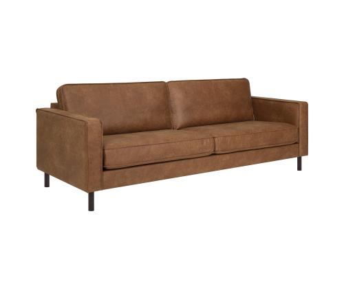 Diivan LUCAS 3-kohaline, pruun, 219x90xH79cm