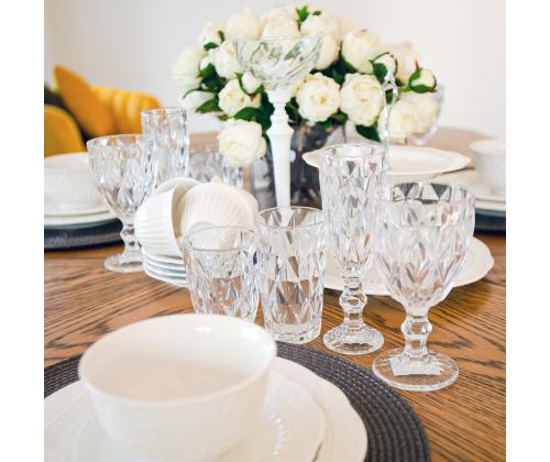 Joogiklaas kõrge CORAL 350ml, D7,2xH12,5cm, läbipaistev