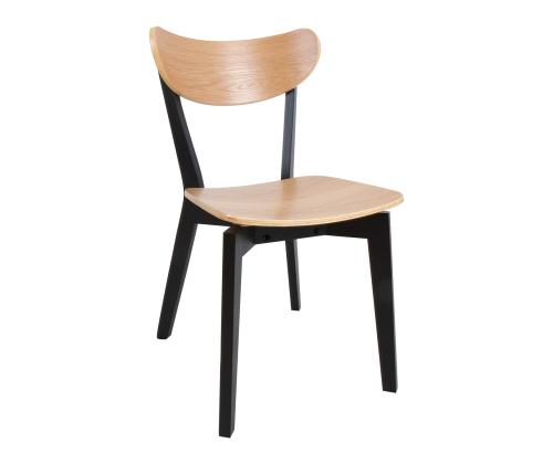 Tool ROXBY tamm/must, 45x55xH79,5cm