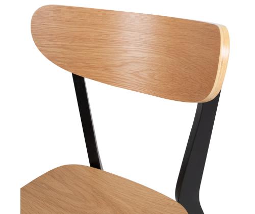 Tool ROXBY tamm/must, 45x55xH79,5cm