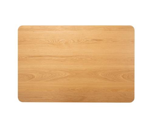 Söögilaud ROXBY 120x80xH76cm, tamm/must