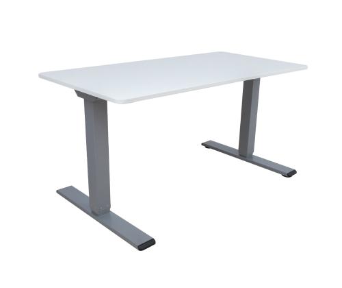 Töölaud ERGO OPTIMAL 2-mootoriga 140x80cm, hallikasvalge