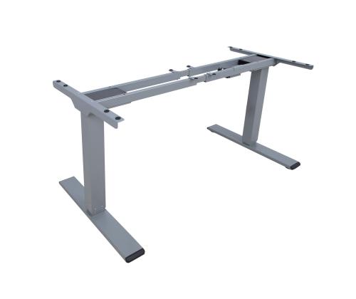 Töölaud ERGO OPTIMAL 2-mootoriga 140x80cm, hallikasvalge