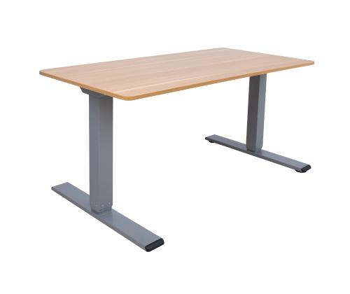 Töölaud ERGO OPTIMAL 2-mootoriga 140x70cm, hikkoripuu