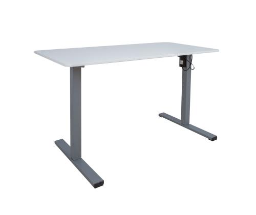 Töölaud ERGO OPTIMAL 1-mootoriga 120x60cm, valge