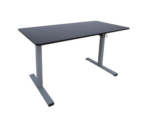 Töölaud ERGO OPTIMAL 1-mootoriga 120x60cm, must