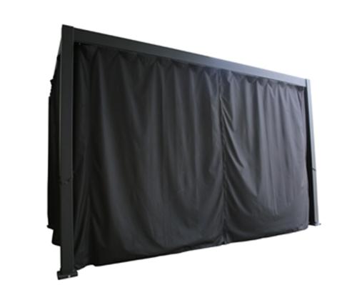 Varikatus MIRADOR 3x3xH2,5m kardinatega, tumehall