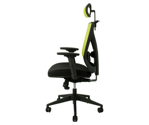 Töötool MIKE 64x65xH110-120cm, must/roheline