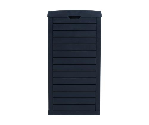 Prügikast GALA 41x41xH86cm/118L, must plastik