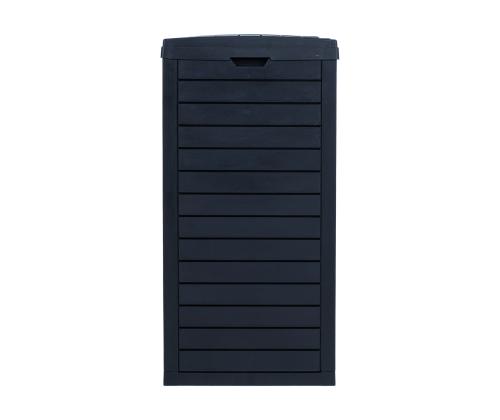 Prügikast GALA 78x41xH86cm/230L, must plastik