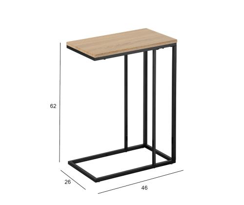 Abilaud ELT helepruun 46x26xH62cm, laminaatplaat, terasjalad