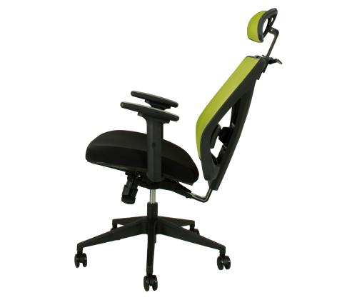 Töötool MIKE 64x65xH110-120cm, must/roheline