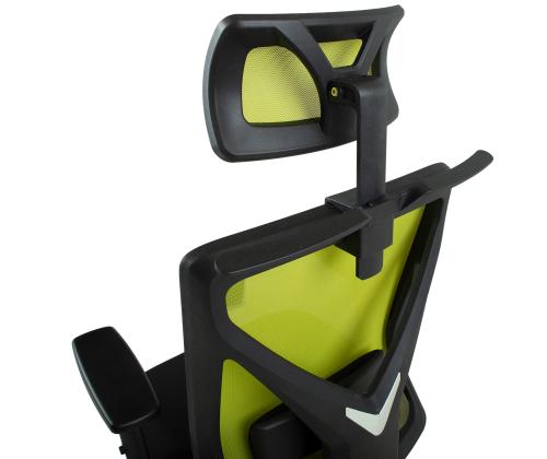 Töötool MIKE 64x65xH110-120cm, must/roheline