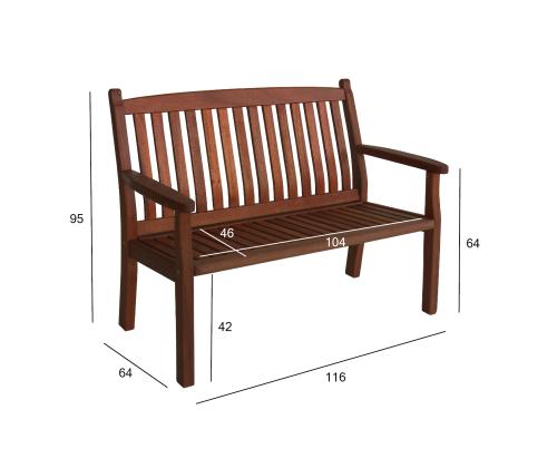 Pink WINDSOR 116x64xH95cm, meranti