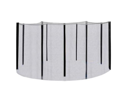 Turvavõrk D304cm batuudile, postidega, must