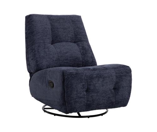 Tugitool WILLA manuaalne recliner, pöörlev ja kiikuv 82x97xH96cm, sinine
