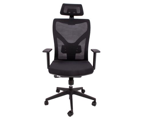 Töötool VENON 58x58xH94-100,5cm, must