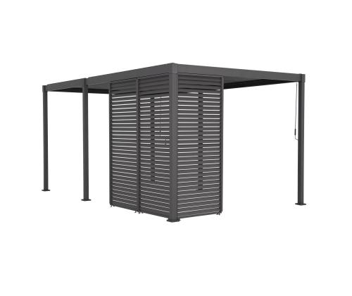 Lamellsein varikatusele MIRADOR-80/88, tumehall