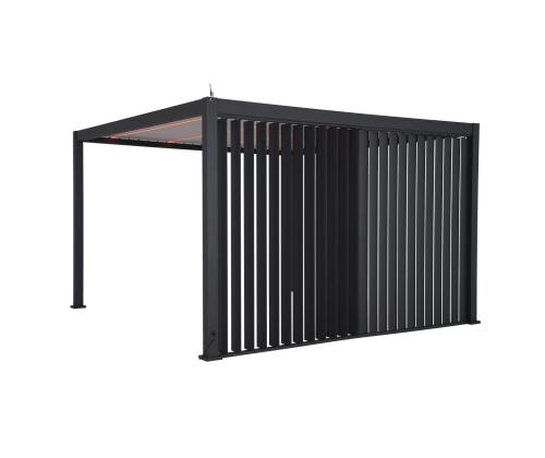 Vertikaalne lamellsein varikatusele MIRADOR-111 3m, tumehall