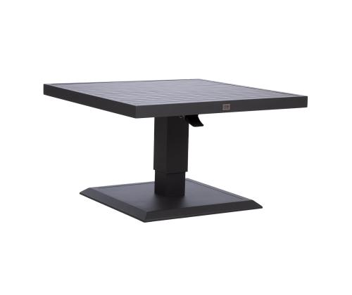 Laud TOMSON 85x85xH52-75cm, tumehall