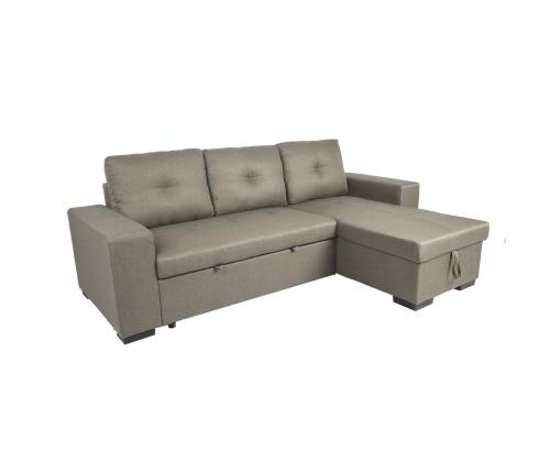 Nurgadiivanvoodi CARITA 240x90/160xH94cm, beež