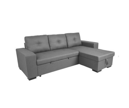 Nurgadiivanvoodi CARITA 240x90/160xH94cm, hall