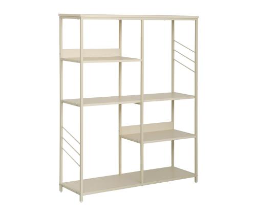 Riiul DIMITRA 100x30x124cm, beež