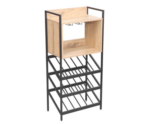 Veiniriiul HANNES 51x30xH108cm, rustik melamiin