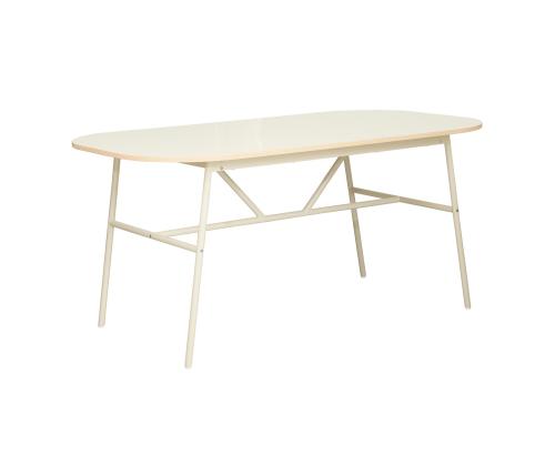 Söögilaud DESMOND 160x90xH76cm, beež