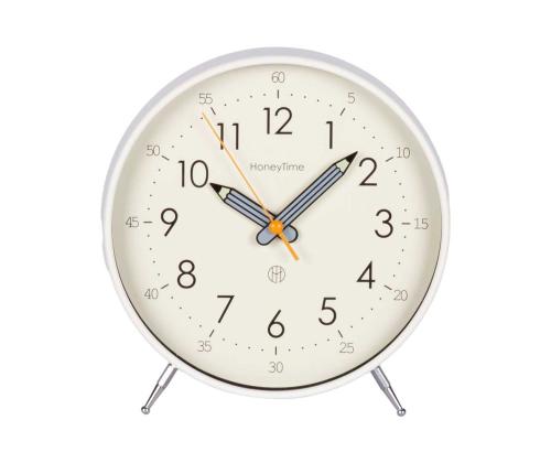 Lauakell TIMELINE H20cm, valge