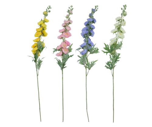 Kunstlill FLOWERLY H90cm tokkroos "Alcea Double", mix