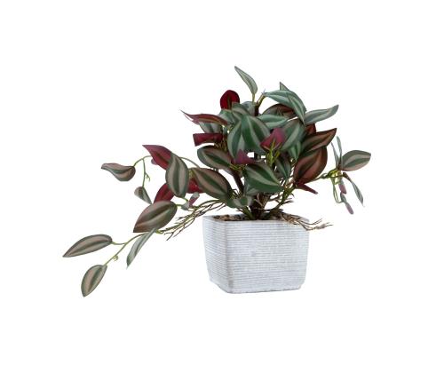 Kunsttaim GREENLAND H19cm sebralill potis