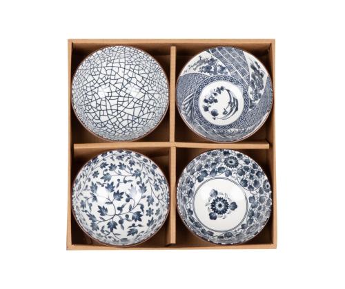 Komplekt SOMETSUKE 4-kaussi, sinine mix