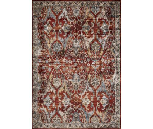 Vaip DARLY-5, 133x190cm, punane/beež