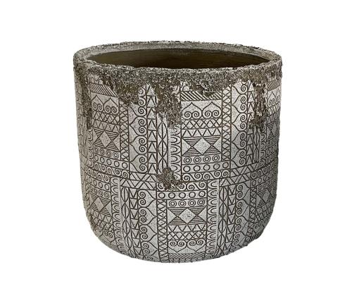 Lillepott SUNNY ISLA D43xH42cm, beež