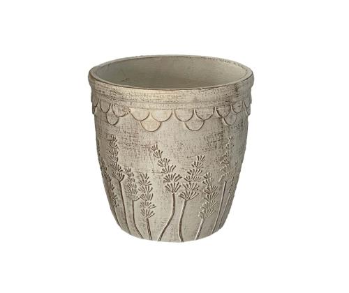 Lillepott SUNNY LAVENDEL D31xH33cm, kreem